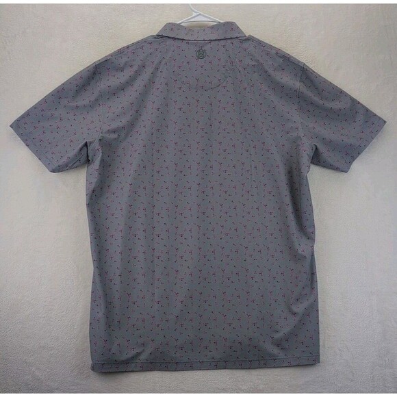 G/Fore G4 Cherry Blossom Golf Polo Shirt G4MF20K47 Mens XL NWT$120 - Picture 2 of 13